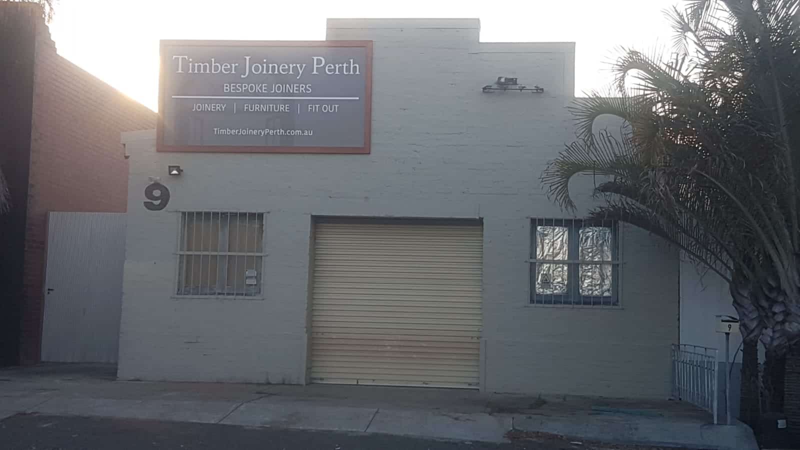 Timber Joinery Perth's workshop exterior